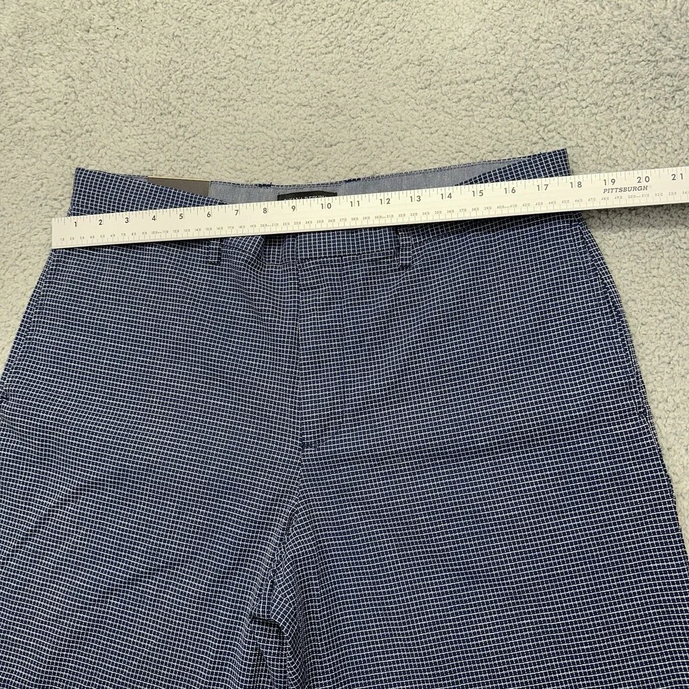 NWT Banana Republic Men's SIZE 35 Multicolor Plaid Flat Front Aiden Club Shorts